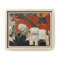 Gauguin, Paul - Vision of the Sermon (Jacob Wrestling with the Angel) (1888) - Matte Canvas, Framed