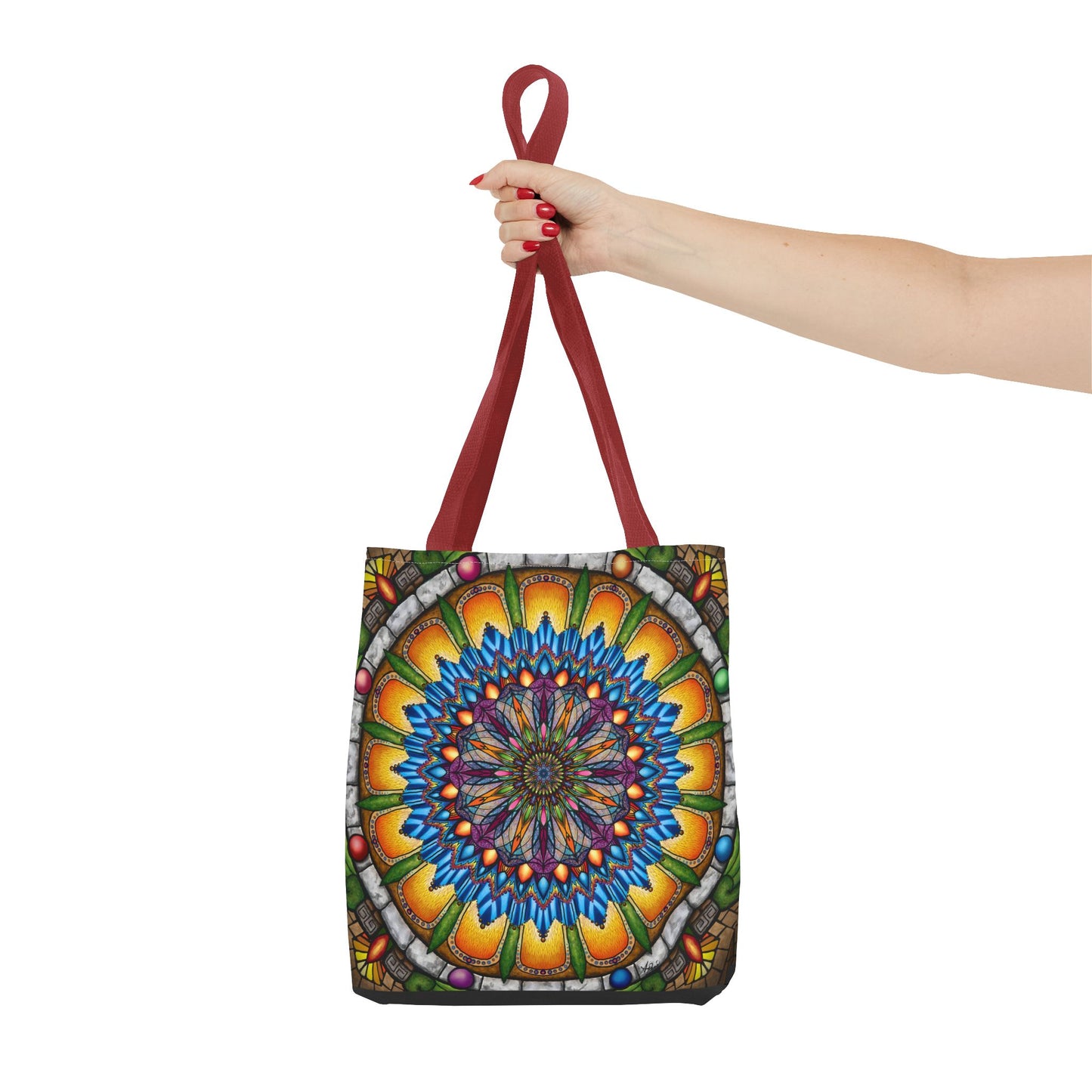 Pacio, Adam - Emerald Arrows Mandala - Tote Bag