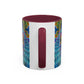 Pacio, Adam - Melek Taus Mandala - Colorful Accent Mugs