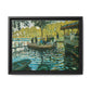 Monet, Claude - La Grenouillere (1869) - Matte Canvas, Framed