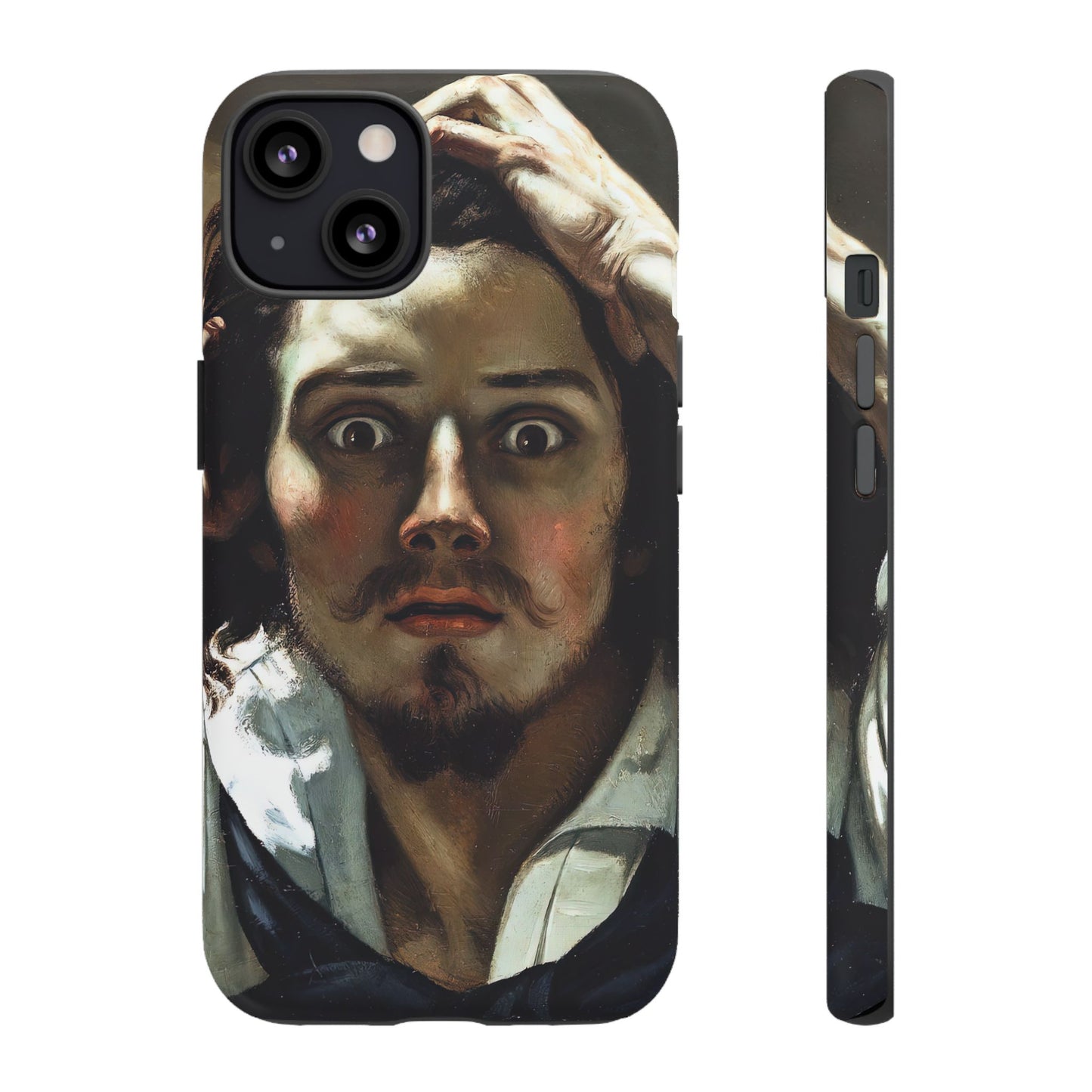 Courbet, Gustave - The Desperate Man (1843) - Tough Phone Cases