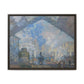 Monet, Claude - Le Gare Saint-Lazare (1877) - Matte Canvas, Framed
