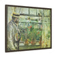 Morisot, Berthe - Eugene Manet on the Isle of Wight (1875) - Matte Canvas, Framed
