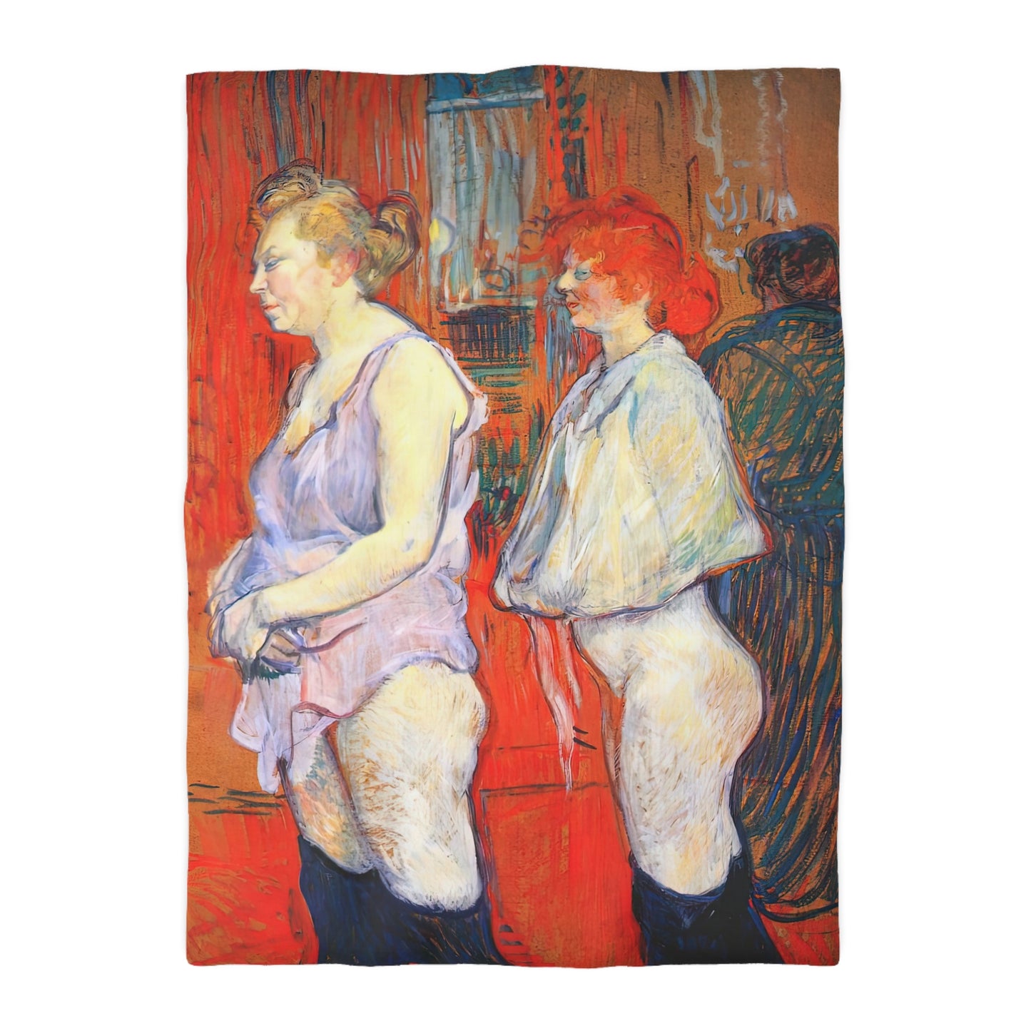 Toulouse-Lautrec, Henri - The Medical Inspection (1894) - Microfiber Duvet Cover