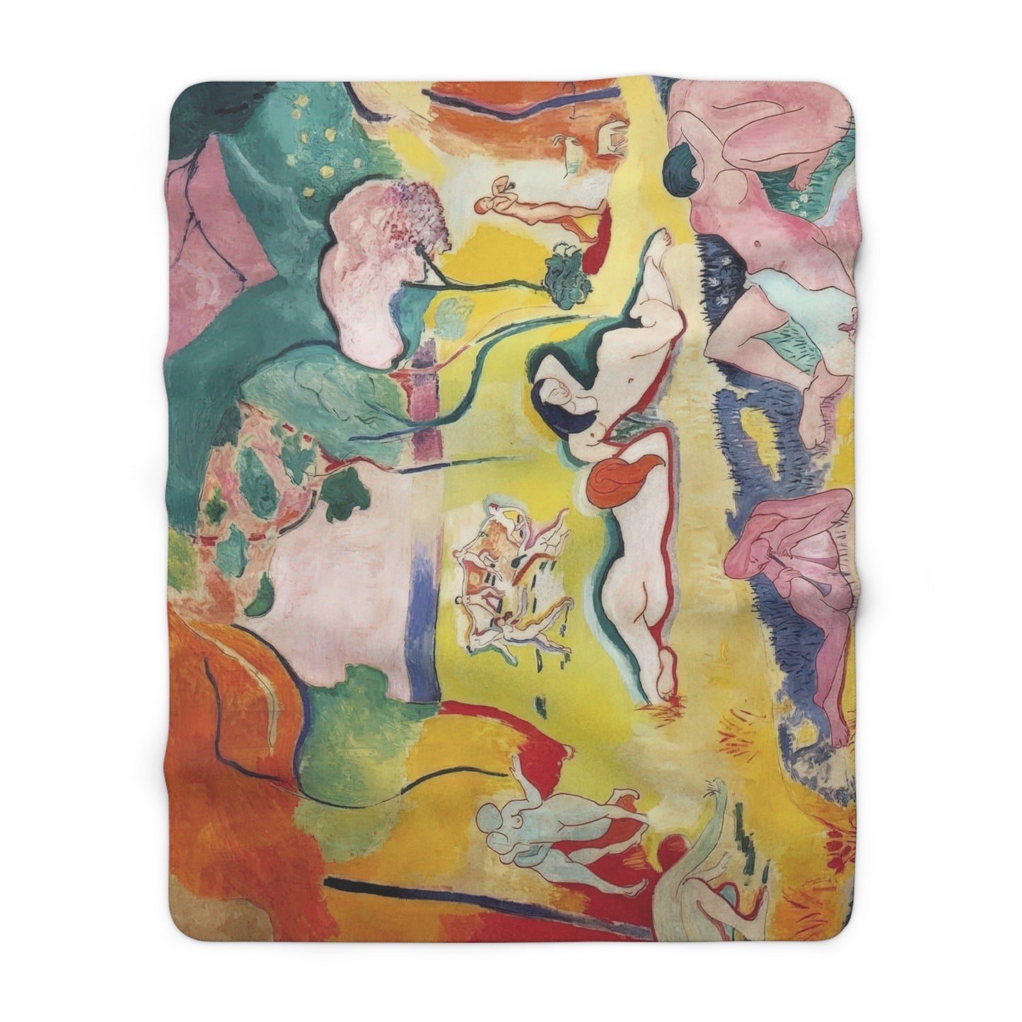 Matisse, Henri - The Joy of Life (1905) - Sherpa Fleece Blanket