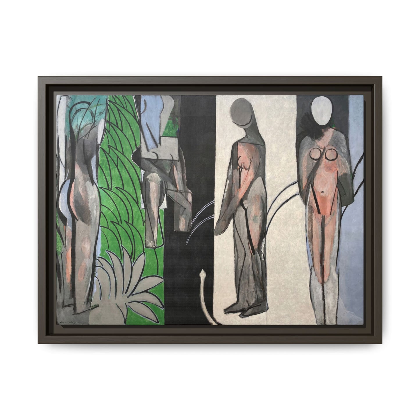 Matisse, Henri - Bathers by a River (1917) - Matte Canvas, Framed