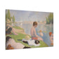 Seurat, Georges - Bathers at Asnières (1884) - Canvas Block, unframed