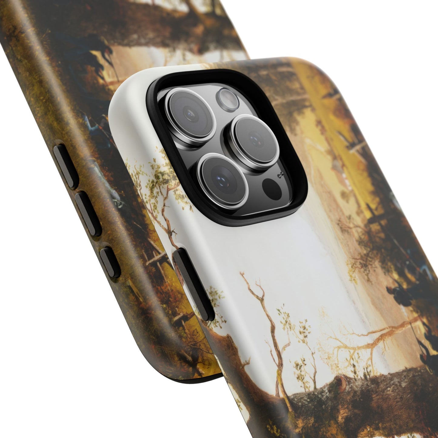 Bierstadt, Albert -  Guerrilla Warfare (1861) - Tough Phone Cases