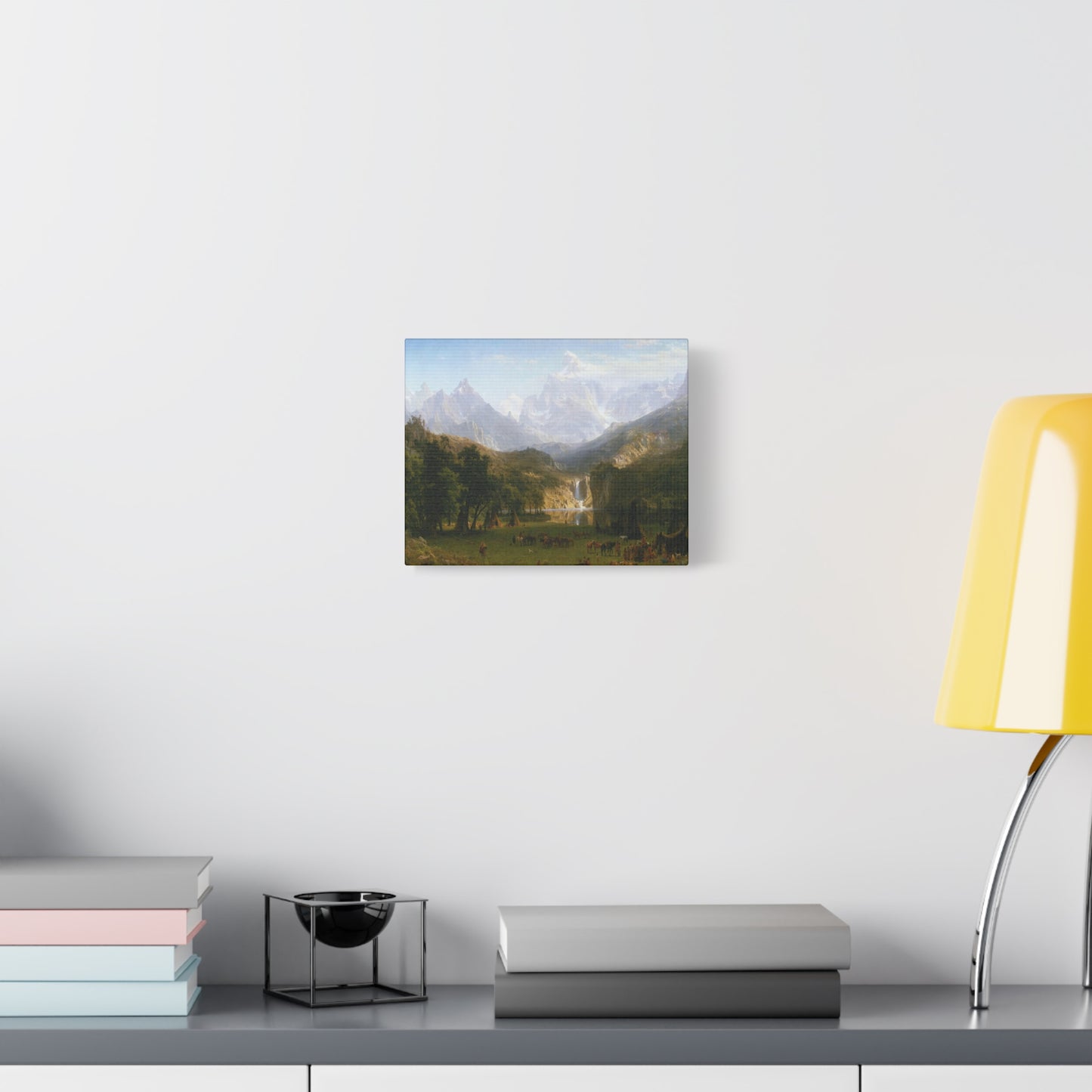 Bierstadt, Albert - The Rocky Mountains, Lander’s Peak (1863) - Canvas Block, unframed