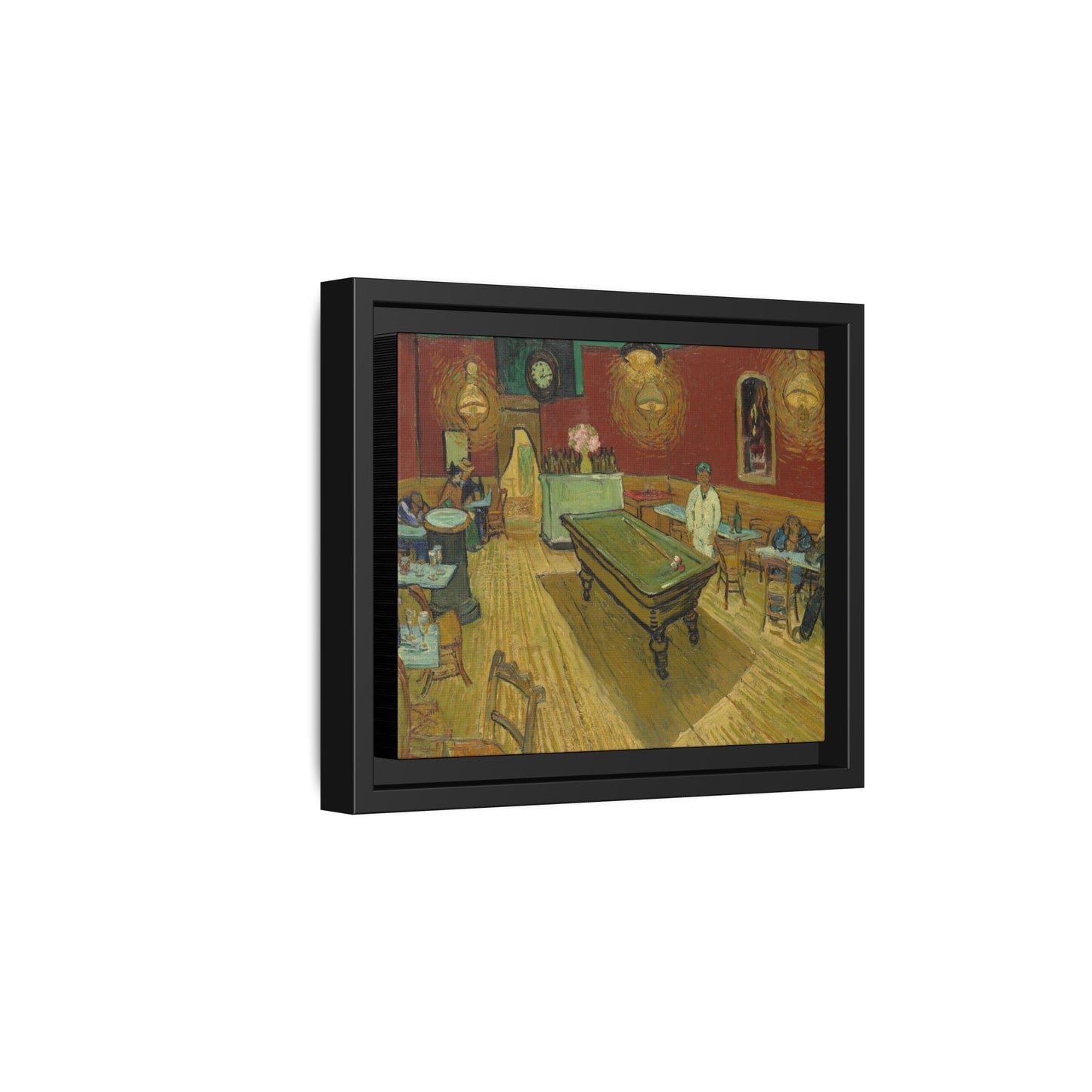 Van Gogh, Vincent - The Night Cafe (1888) - Matte Canvas, Framed