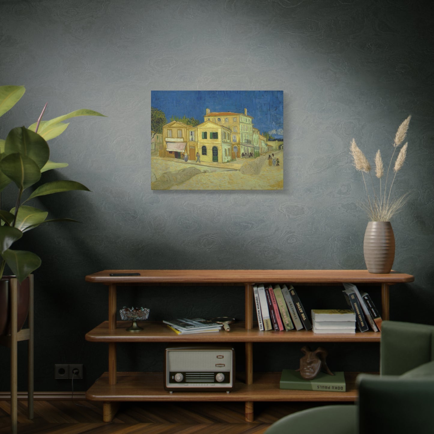 Van Gogh, Vincent - The Yellow House (1888)- Canvas Block, unframed