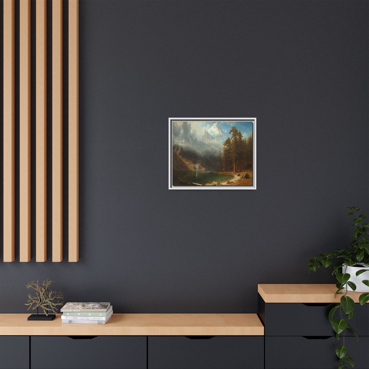 Bierstadt, Albert - Mount Corcoran (1877) - Matte Canvas, Framed