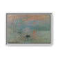 Monet, Claude - Impression, Sunrise (1872) - Matte Canvas, Framed