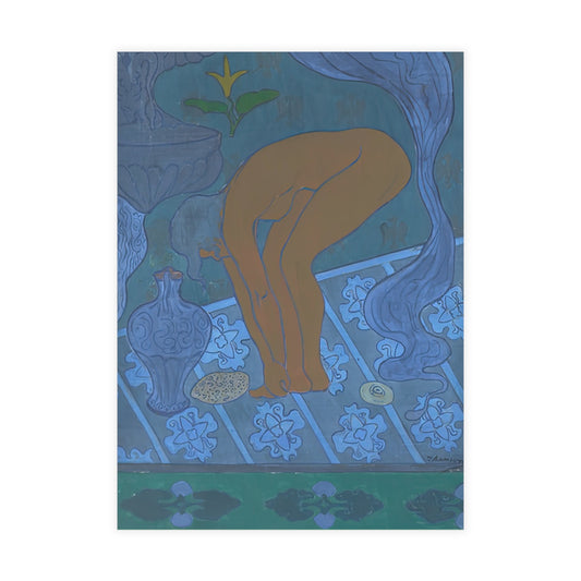 Ranson, Paul - The Blue Bather (1891) - Postcard Bundles with Envelopes Included