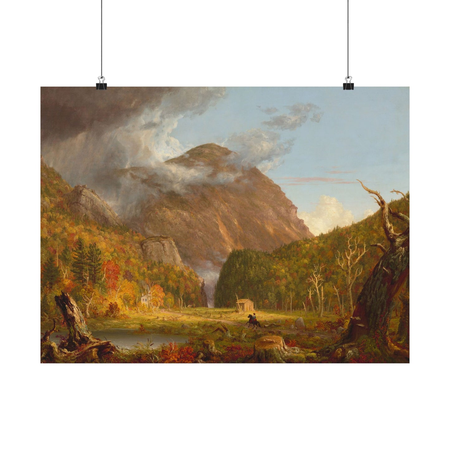 Cole. Thomas - The Notch of the White Mountains (1839) - Satin Posters