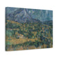 Cézanne, Paul - Mont Sainte-Victoire (1902) - Canvas Block, unframed