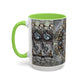 Pacio, Adam - Memento Mori Mandala - Colorful Accent Mugs