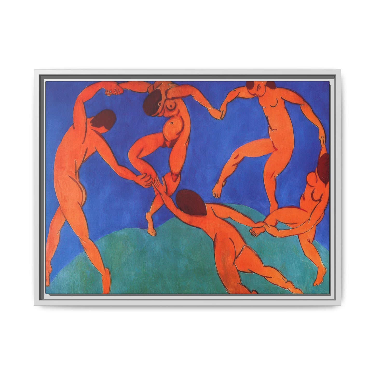 Matisse, Henri - Dance (II) (1910) - Matte Canvas, Framed