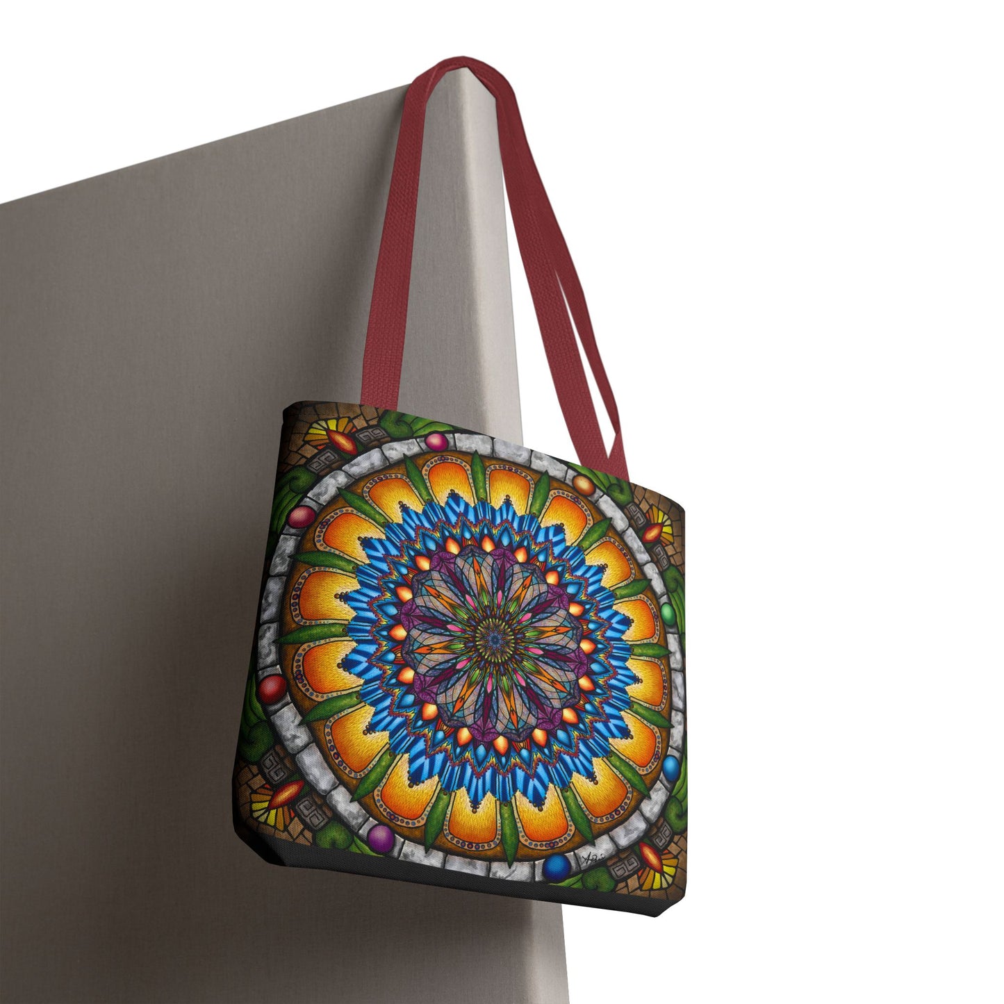 Pacio, Adam - Emerald Arrows Mandala - Tote Bag