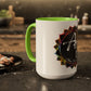 AdamPacio.com - Black Logo - Colorful Accent Mugs