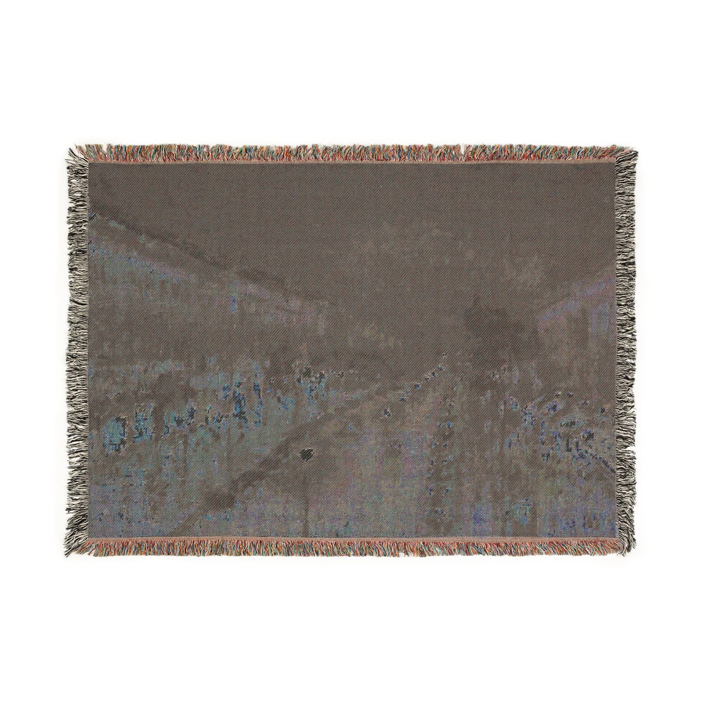 Pissarro, Camille - The Boulevard Montmartre At Night (1897) - Woven Blanket