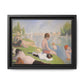 Seurat, Georges - Bathers at Asnières (1884) - Matte Canvas, Framed