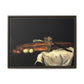 Cézanne, Paul - Still Life with Bread and Eggs (1865) - Matte Canvas, Framed
