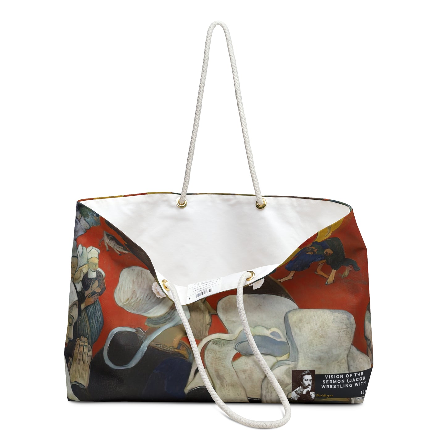 Gauguin, Paul - Vision of the Sermon (Jacob Wrestling with the Angel) (1888) - Weekender Bag