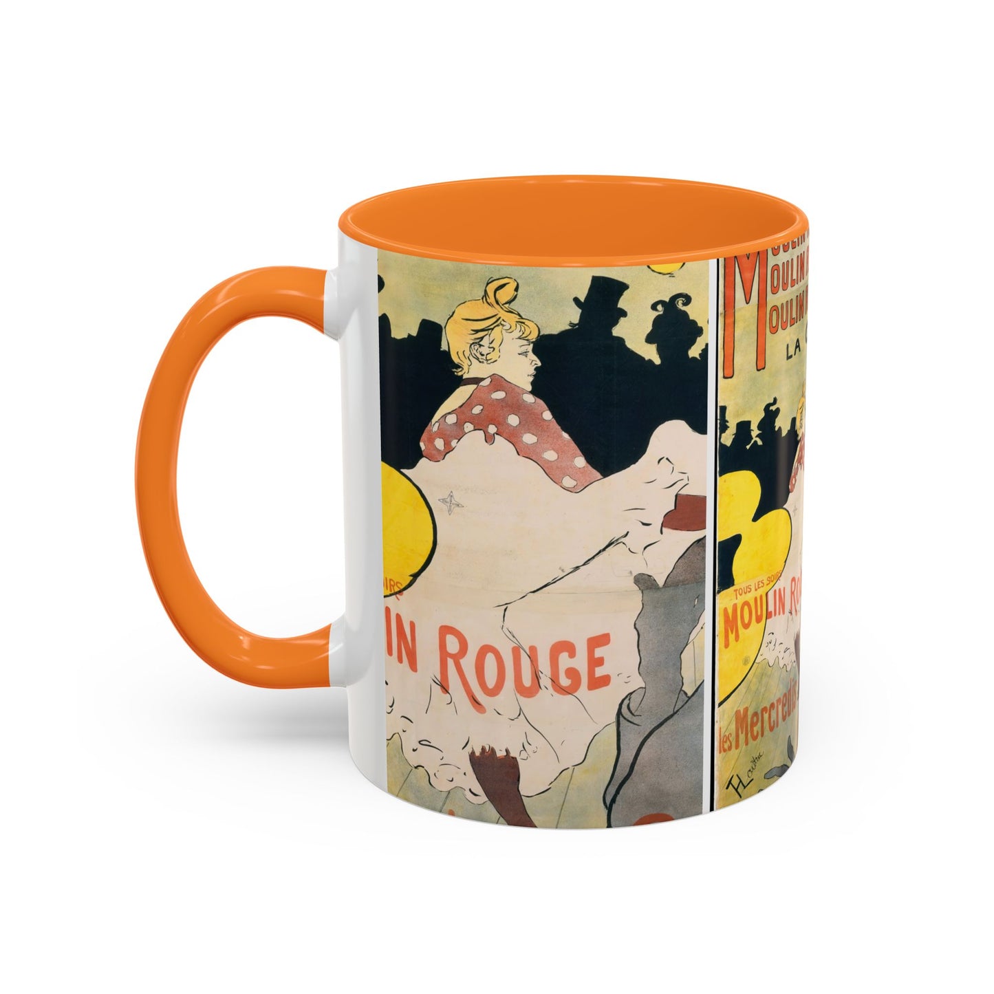 Toulouse-Lautrec, Henri - Moulin Rouge - La Goulue (1891) - Colorful Accent Mugs
