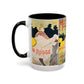 Toulouse-Lautrec, Henri - Moulin Rouge - La Goulue (1891) - Colorful Accent Mugs