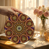 Lion Summer Mandala - Stained Glass Suncatcher