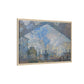 Monet, Claude - Le Gare Saint-Lazare (1877) - Matte Canvas, Framed
