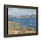 Cézanne, Paul - The Bay of Marseille, Seen from L'Estaque (1885) - Matte Canvas, Framed