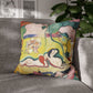 Matisse, Henri - The Joy of Life (1905) - Suede Square Pillowcase
