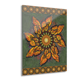 Monarch Butterfly Mandala - Acrylic Block