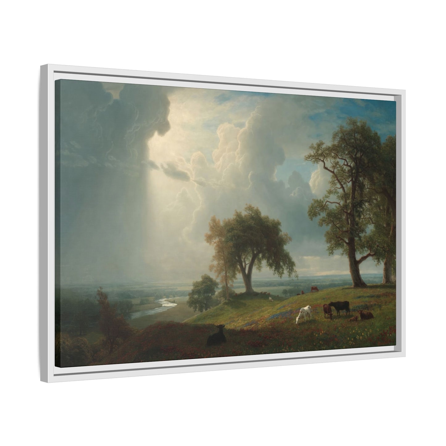 Bierstadt, Albert - California Spring (1875) - Matte Canvas, Framed