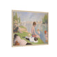 Seurat, Georges - Bathers at Asnières (1884) - Matte Canvas, Framed