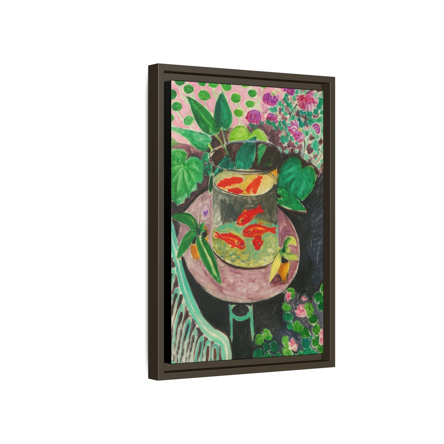 Matisse, Henri - The Goldfish (1912) - Matte Canvas, Framed