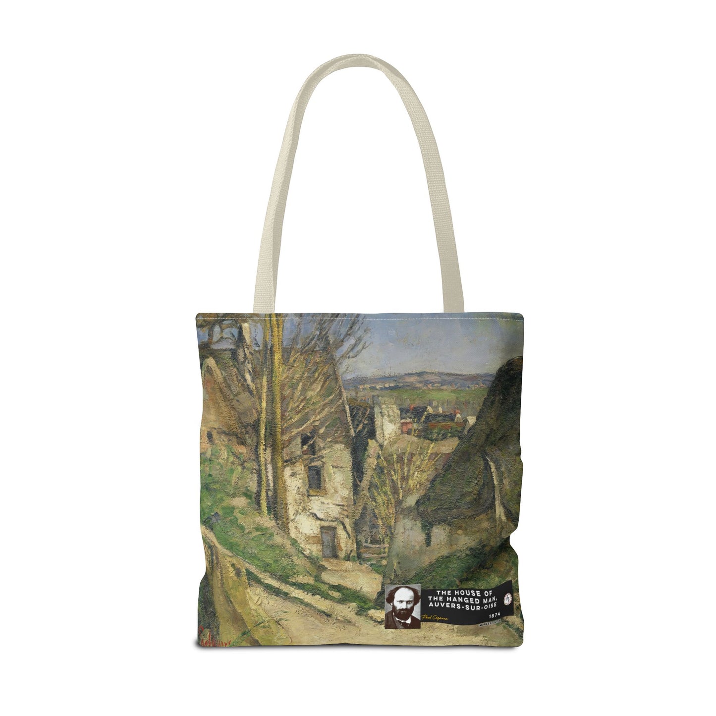 Cézanne, Paul - The House of the Hanged Man, Auvers-sur-Oise (1874) - Tote Bag