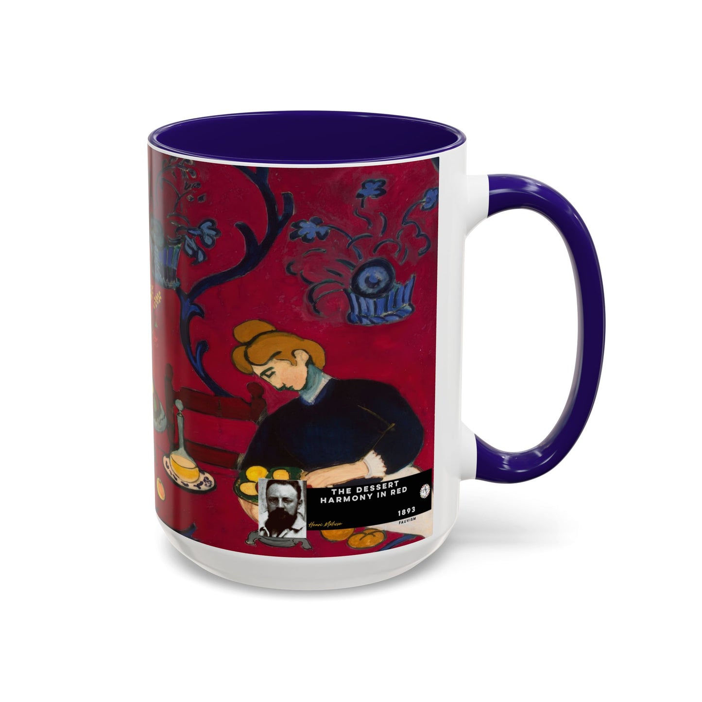 Matisse, Henri - The Dessert Harmony in Red (1908) - Colorful Accent Mugs