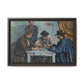 Cézanne, Paul - The Card Players (1892) - Matte Canvas, Framed