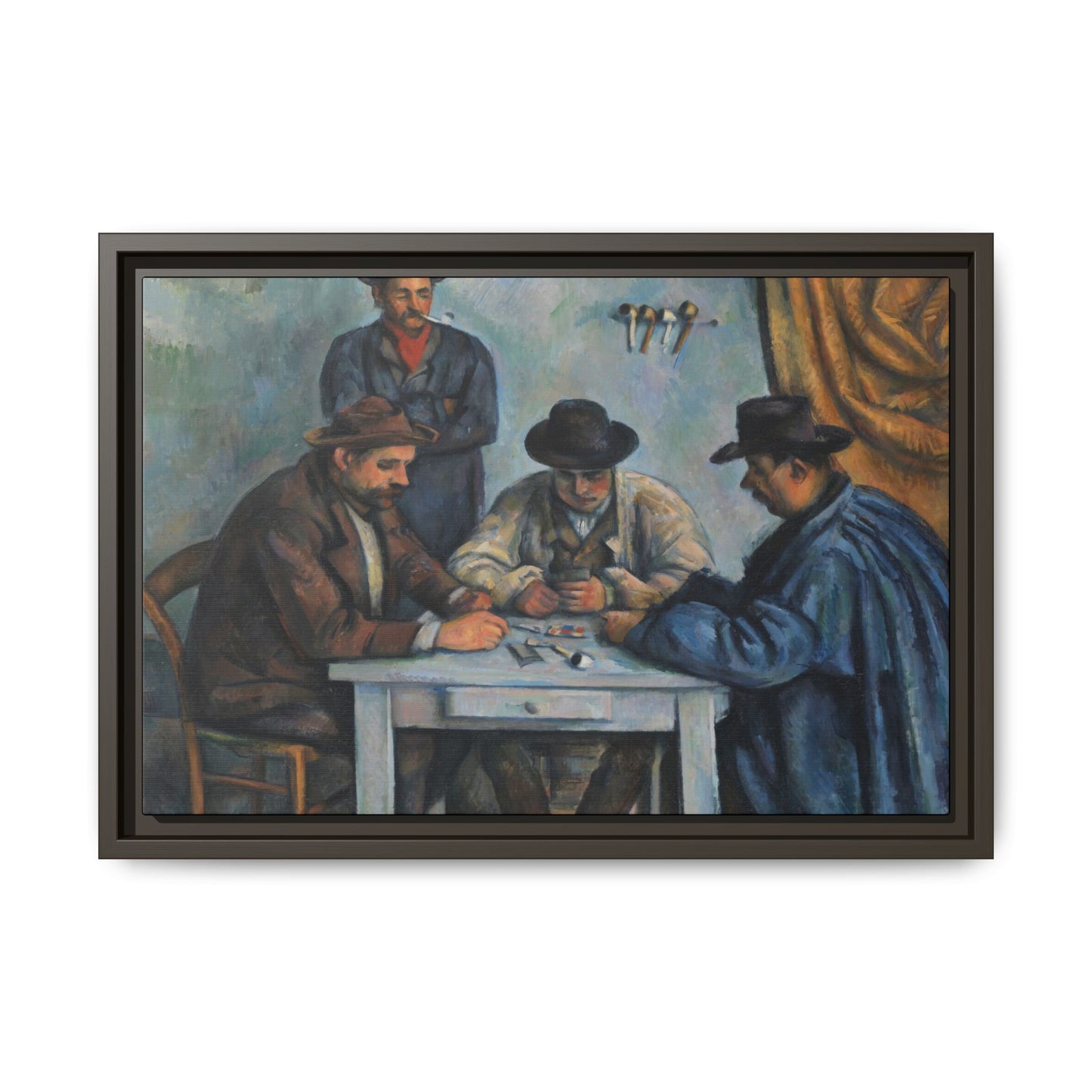 Cézanne, Paul - The Card Players (1892) - Matte Canvas, Framed