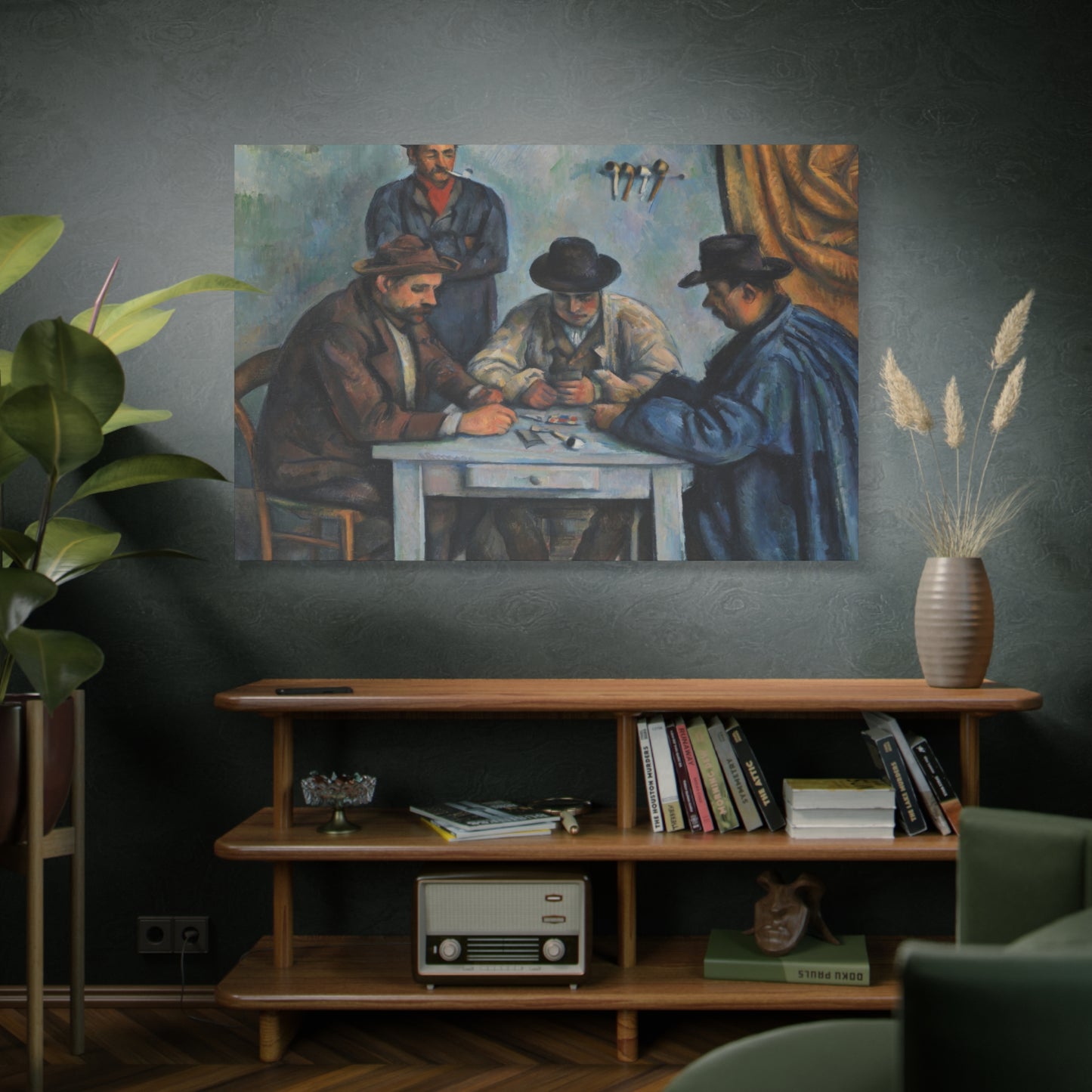 Cézanne, Paul - The Card Players (1892) - Canvas Block, unframed