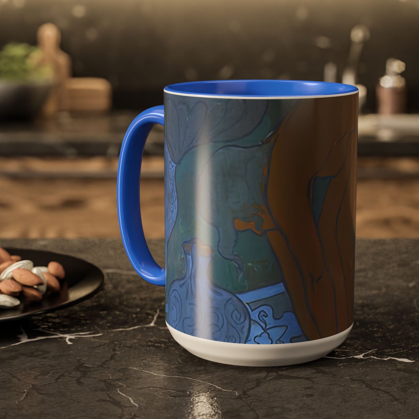 Ranson, Paul - The Blue Bather (1891) - Colorful Accent Mugs