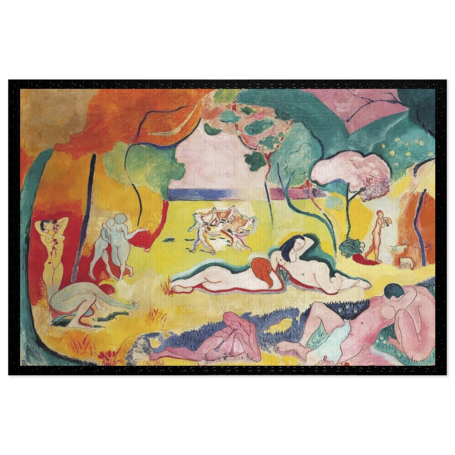 Matisse, Henri - The Joy of Life (1905) - 1000pc Jigsaw Puzzle