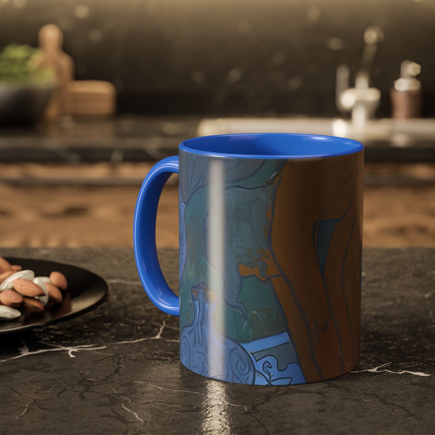 Ranson, Paul - The Blue Bather (1891) - Colorful Accent Mugs