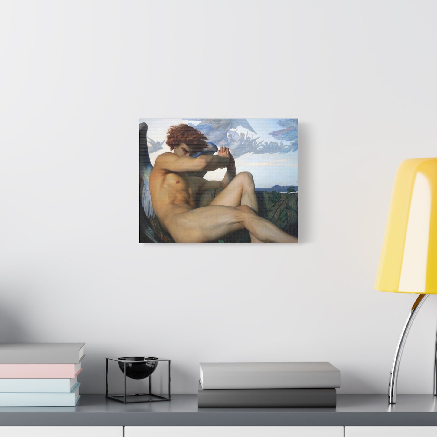 Cabanel, Alexandre - The Fallen Angel (1847) - Canvas Block, unframed