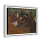 Toulouse-Lautrec, Henri - At the Moulin Rouge (1892) - Matte Canvas, Framed