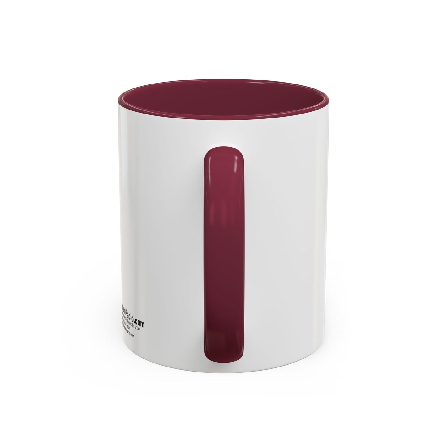 AdamPacio.com - Black Logo - Colorful Accent Mugs
