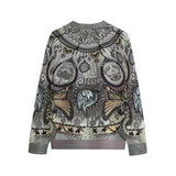 Memento Mori Mandala A Unisex O-neck Sweatshirt -100% Cotton